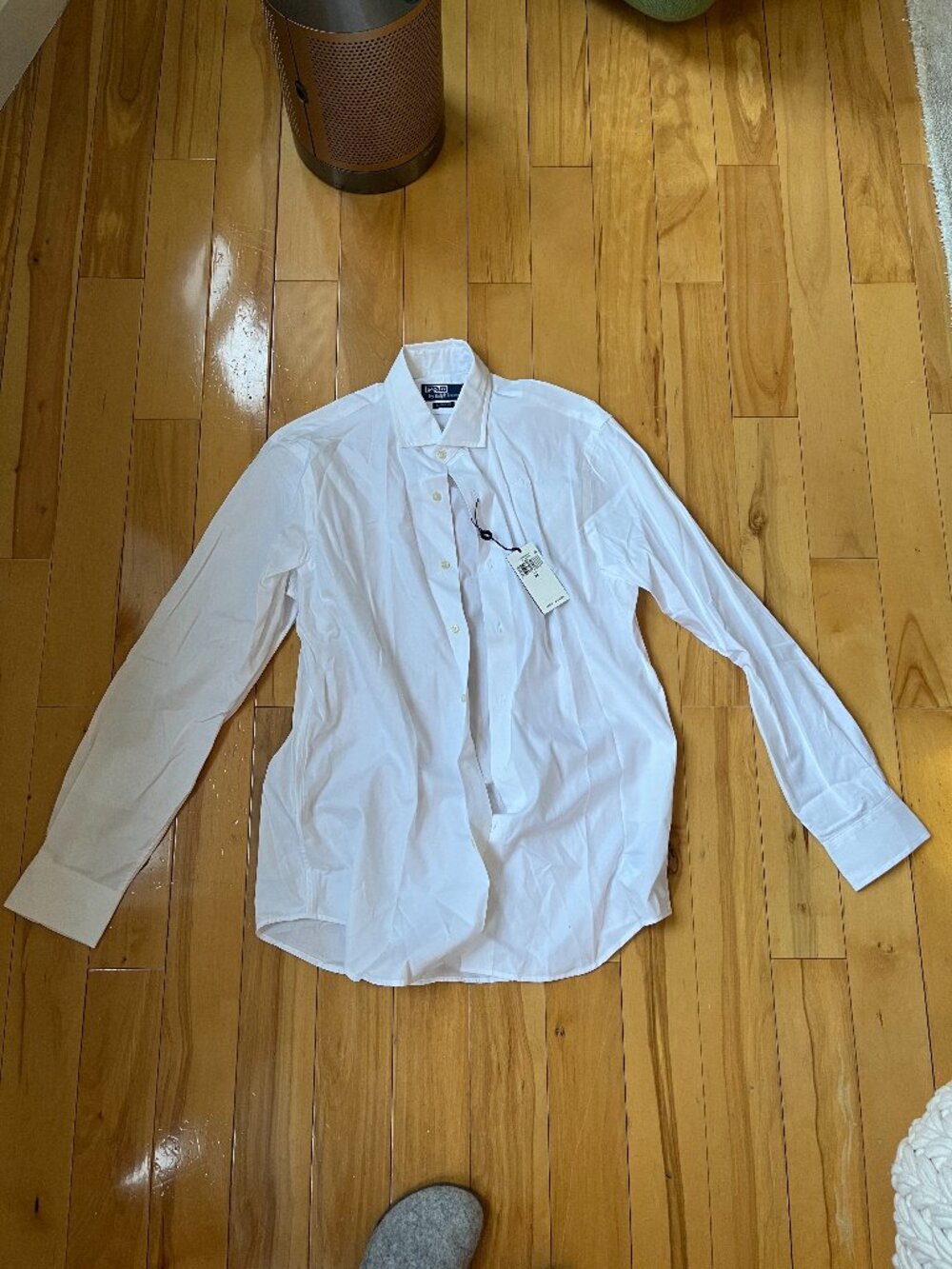 *New With Tags* Polo Ralph Lauren White Crisp Long Sleeve Button Up